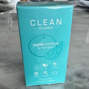 Clean Classic Warm Cotton & Mandarin Eau de Toilette NWT